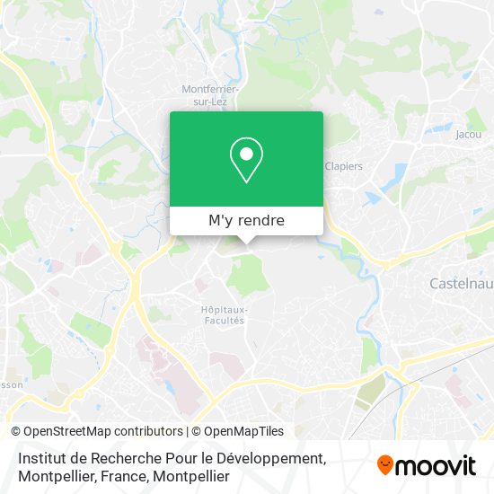 Institut de Recherche Pour le Développement, Montpellier, France plan