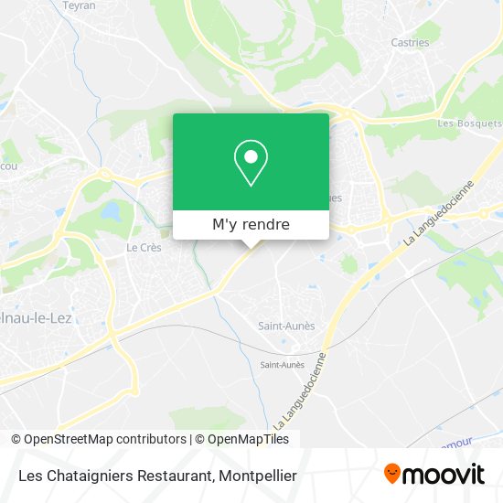 Les Chataigniers Restaurant plan