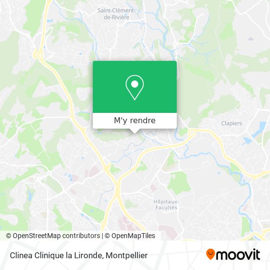 Clinea Clinique la Lironde plan