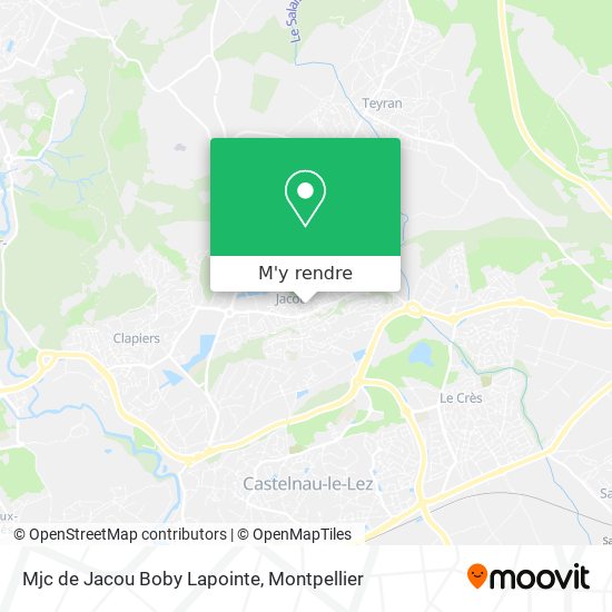 Mjc de Jacou Boby Lapointe plan
