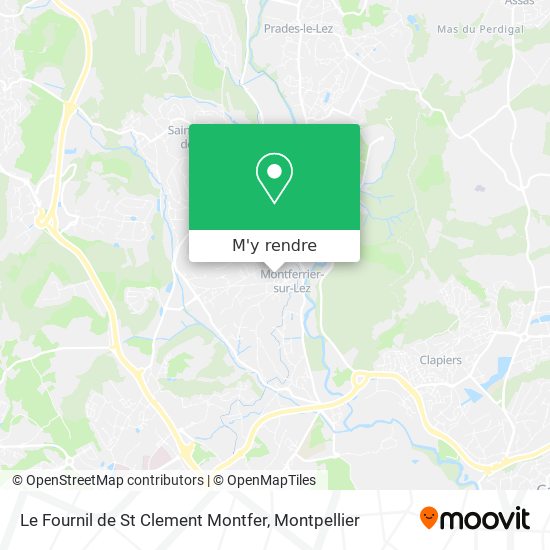 Le Fournil de St Clement Montfer plan