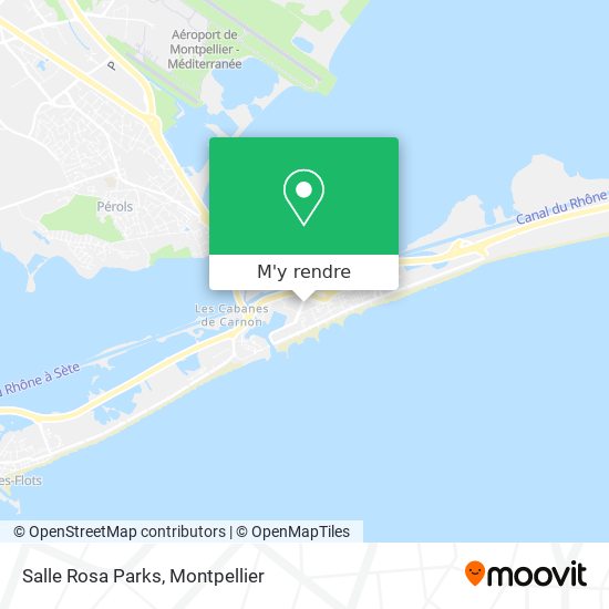 Salle Rosa Parks plan