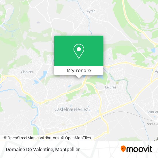 Domaine De Valentine plan
