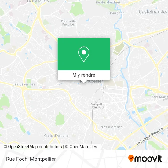 Rue Foch plan