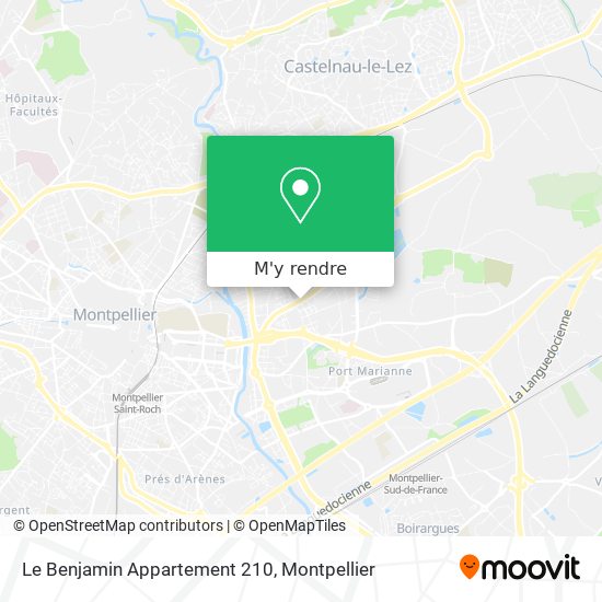 Le Benjamin Appartement 210 plan