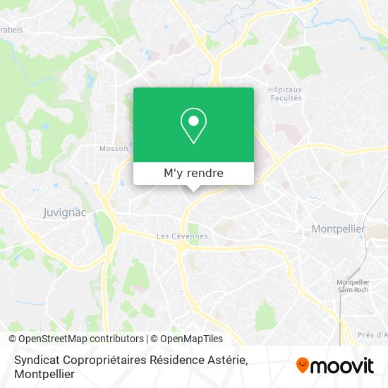 Syndicat Copropriétaires Résidence Astérie plan