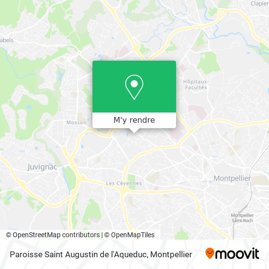 Paroisse Saint Augustin de l'Aqueduc plan
