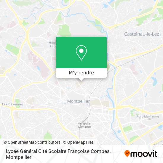 Lycée Général Cité Scolaire Françoise Combes plan