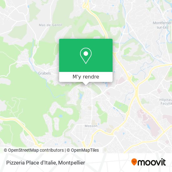 Pizzeria Place d'Italie plan