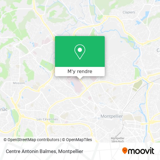 Centre Antonin Balmes plan