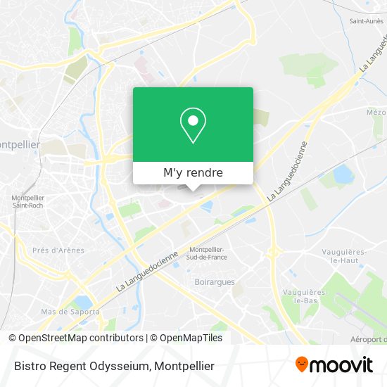 Bistro Regent Odysseium plan