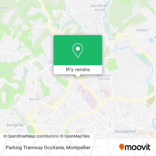 Parking Tramway Occitanie plan