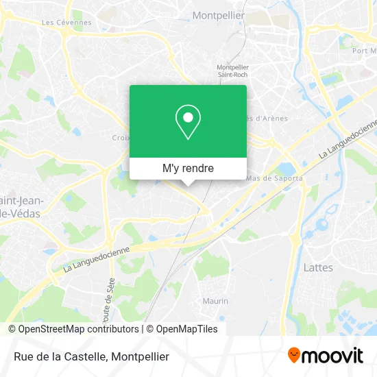 Rue de la Castelle plan