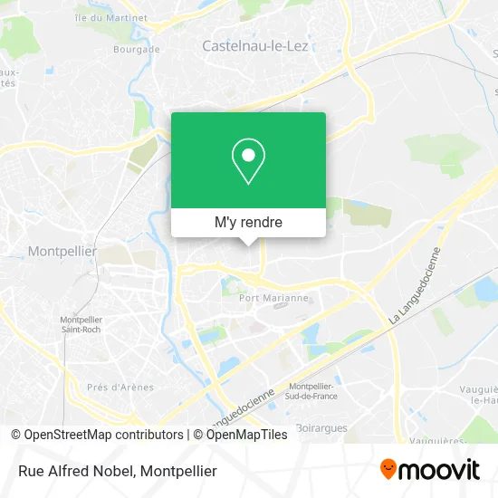 Rue Alfred Nobel plan