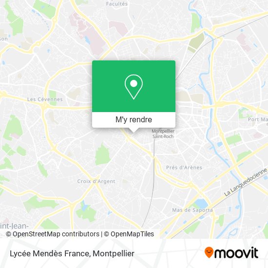 Lycée Mendès France plan