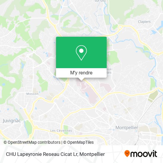 CHU Lapeyronie Reseau Cicat Lr plan