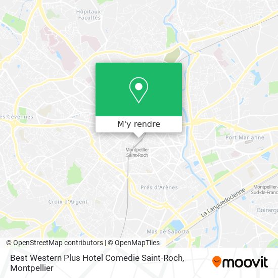 Best Western Plus Hotel Comedie Saint-Roch plan