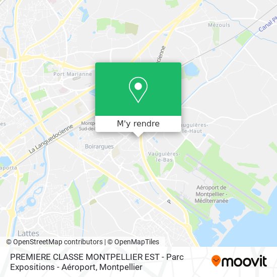 PREMIERE CLASSE MONTPELLIER EST - Parc Expositions - Aéroport plan