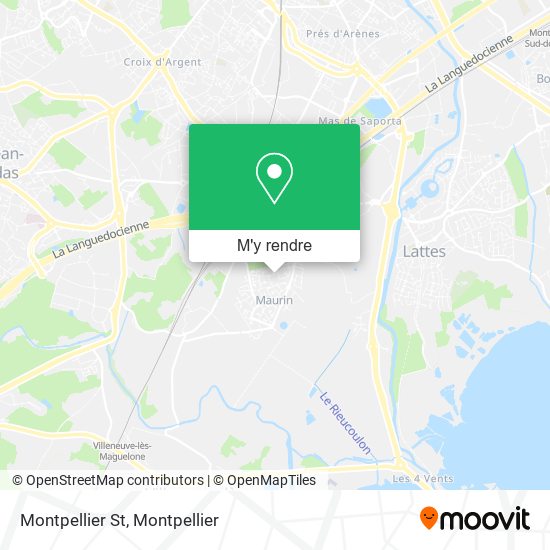 Montpellier St plan