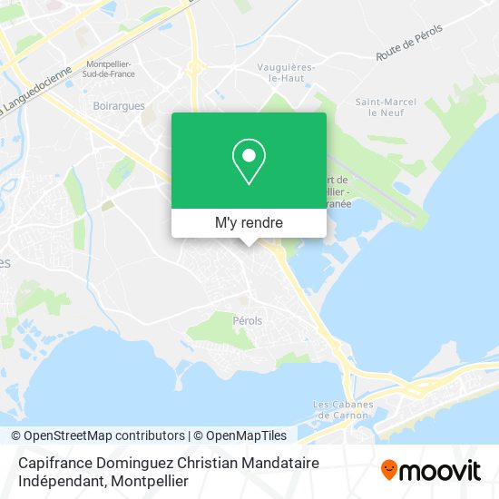 Capifrance Dominguez Christian Mandataire Indépendant plan