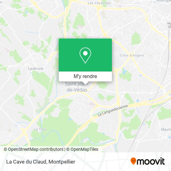 La Cave du Claud plan