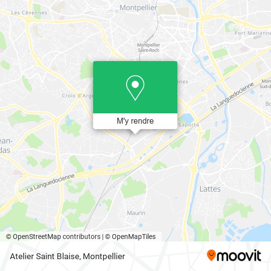 Atelier Saint Blaise plan