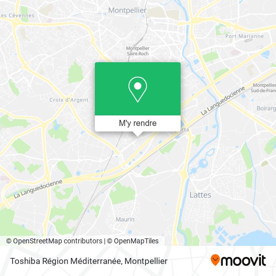 Toshiba Région Méditerranée plan