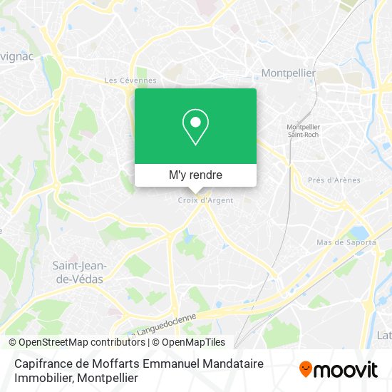 Capifrance de Moffarts Emmanuel Mandataire Immobilier plan