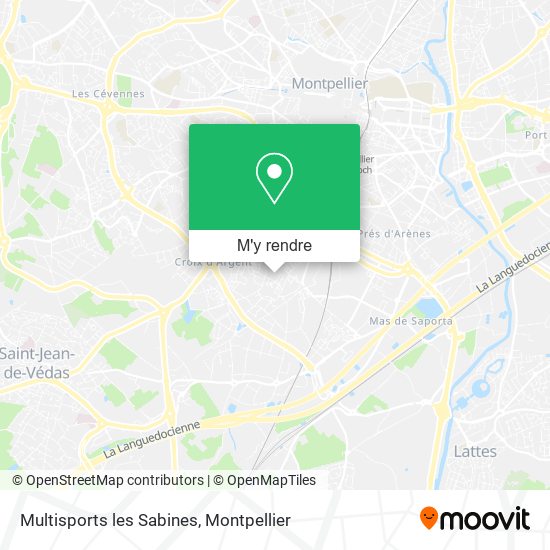 Multisports les Sabines plan