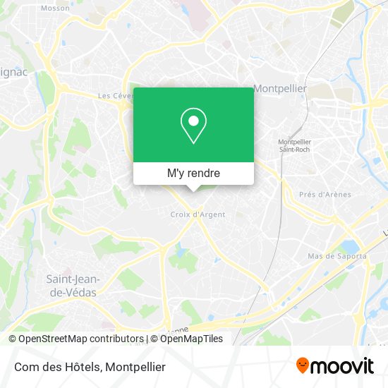 Com des Hôtels plan
