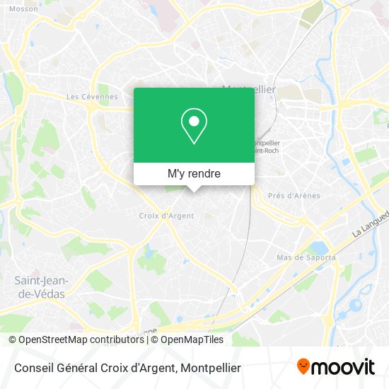 Conseil Général Croix d'Argent plan