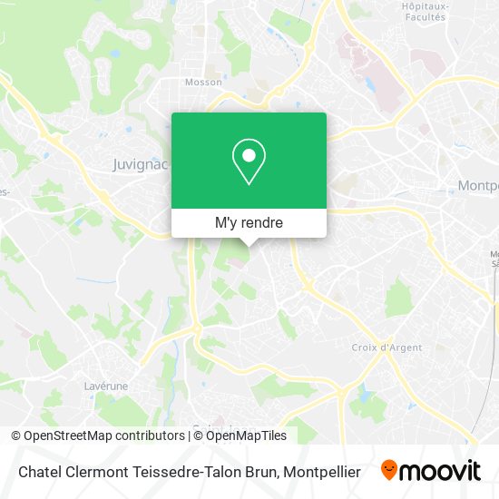 Chatel Clermont Teissedre-Talon Brun plan