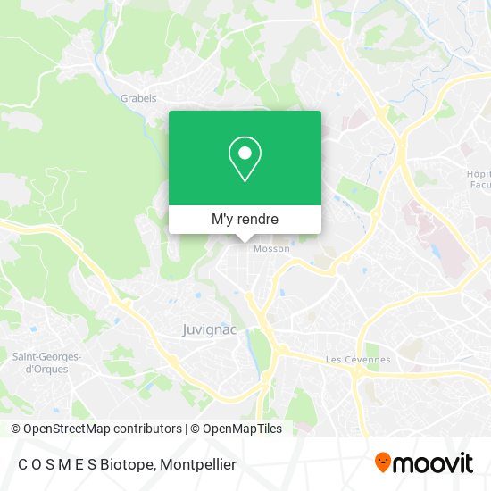C O S M E S Biotope plan
