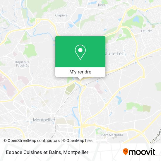 Espace Cuisines et Bains plan