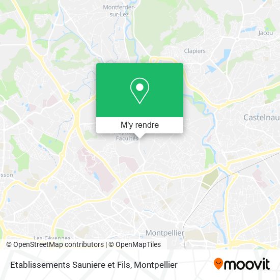 Etablissements Sauniere et Fils plan