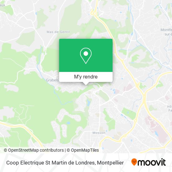Coop Electrique St Martin de Londres plan