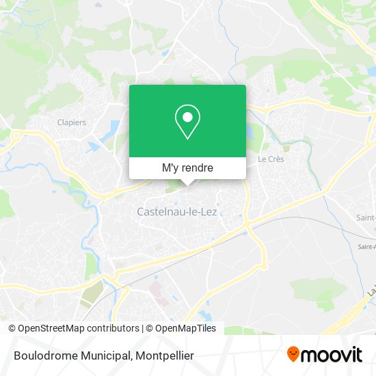 Boulodrome Municipal plan