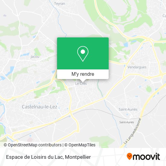 Espace de Loisirs du Lac plan