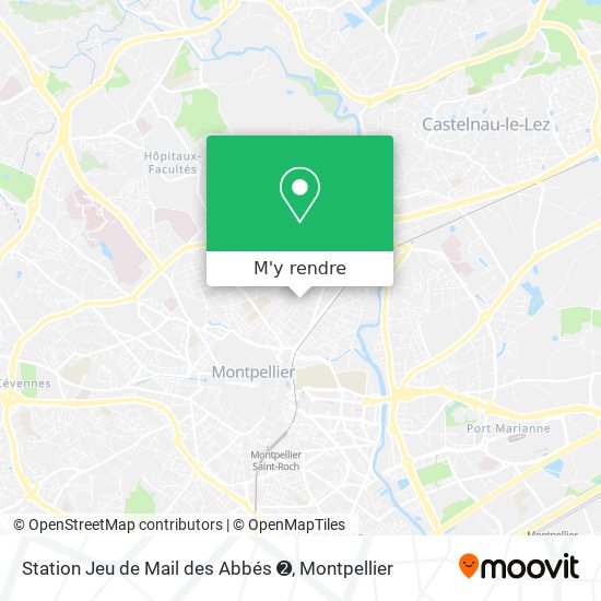 Station Jeu de Mail des Abbés ➋ plan