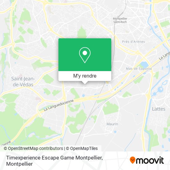 Timexperience Escape Game Montpellier plan
