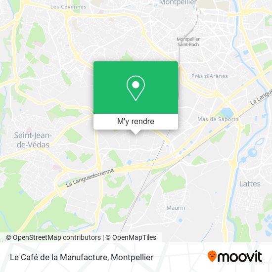Le Café de la Manufacture plan