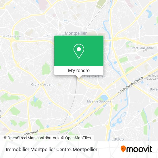 Immobilier Montpellier Centre plan