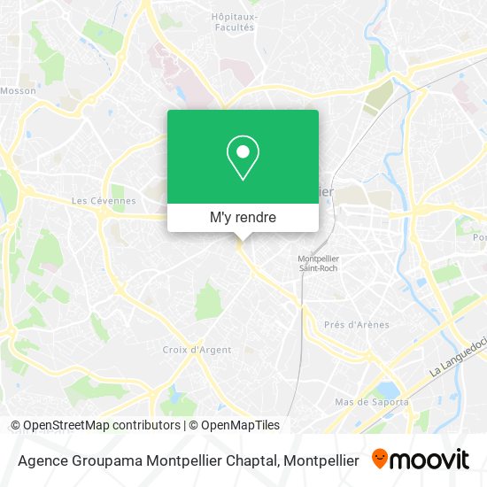 Agence Groupama Montpellier Chaptal plan