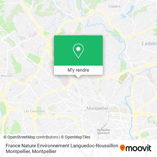 France Nature Environnement Languedoc-Roussillon Montpellier plan