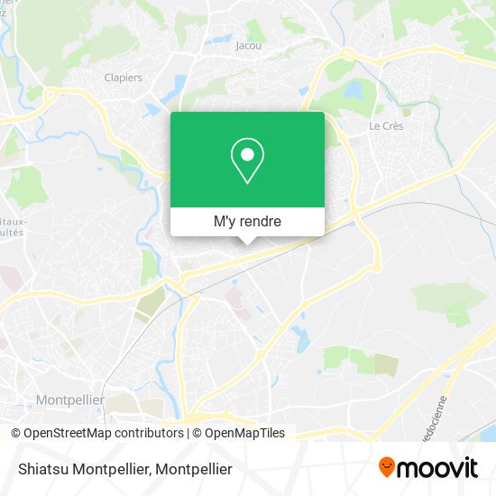 Shiatsu Montpellier plan