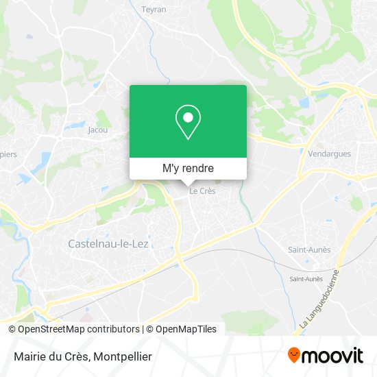 Mairie du Crès plan