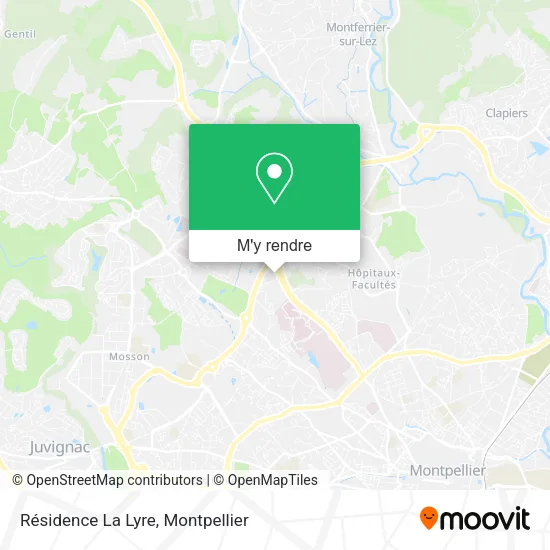 Résidence La Lyre plan