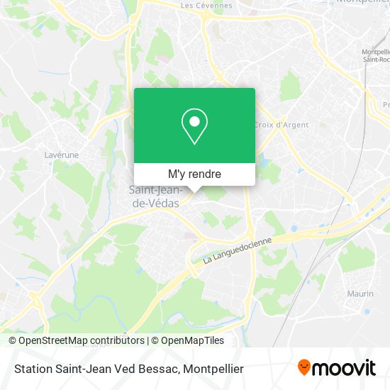 Station Saint-Jean Ved Bessac plan