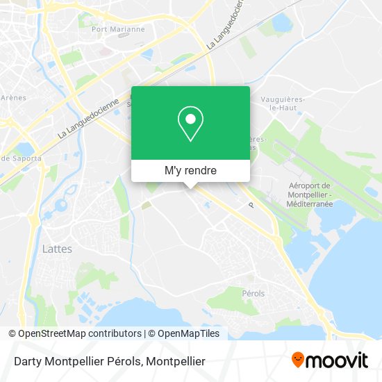 Darty Montpellier Pérols plan