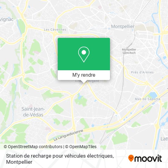 Station de recharge pour véhicules électriques plan